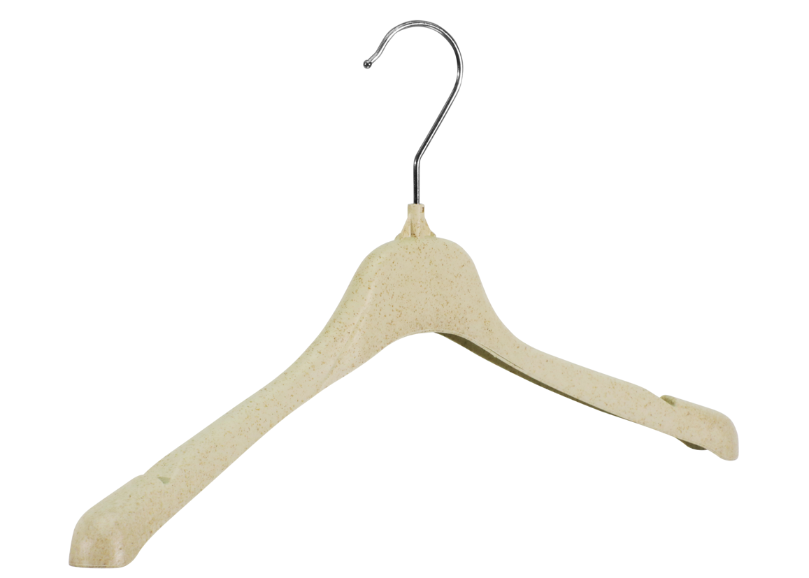 Linha KSJ - Cabide Amadeirado - Gancho de Metal Sem Barra